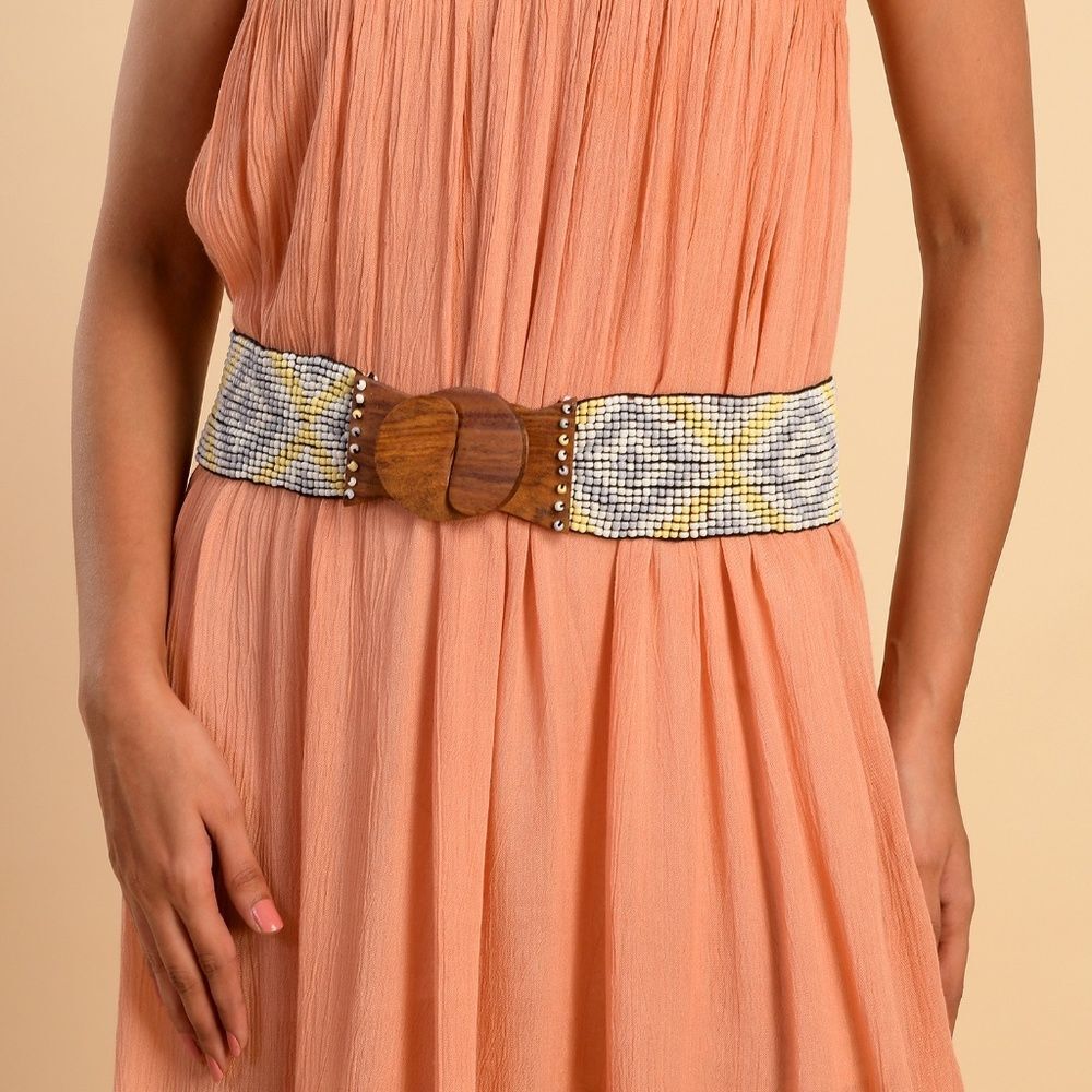Handcrafted Southwestern Stretch Belt